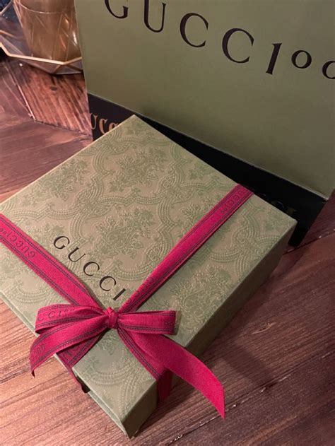 gold gucci wrap|Gucci complimentary gift wrapping.